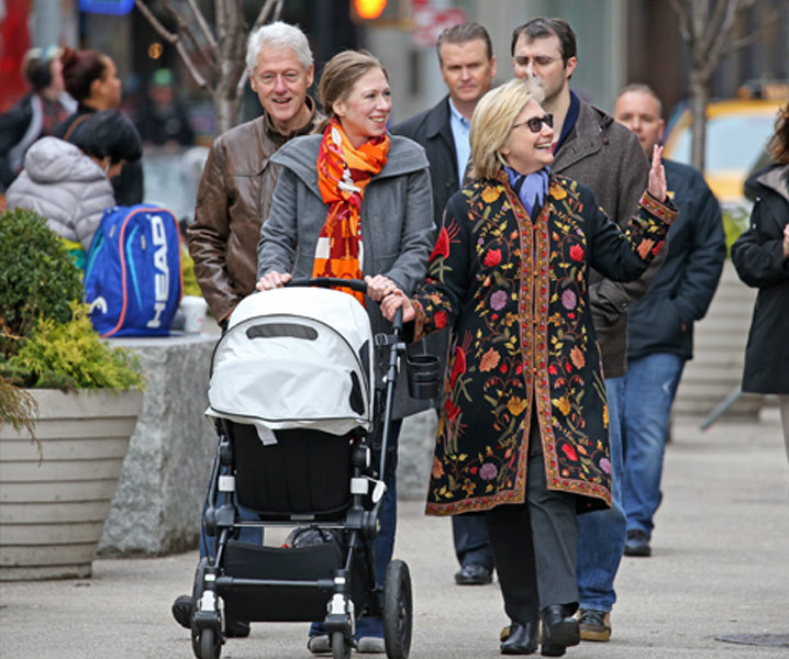 The Clintons -- Hot Coat-Ture in NYC (PHOTO)