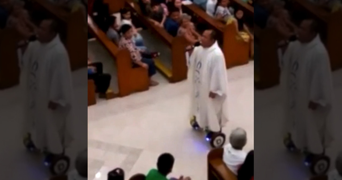 Hoverboarding Priest -- Suspended by Church ... What Would Jesus Say? (VIDEO)