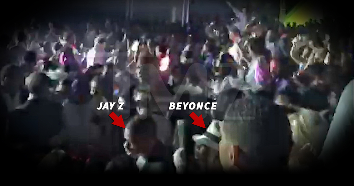 Jay-Z and Beyonce-- Just 2 In Massive Dominican Republic Rager