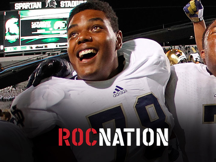 Notre Dame FB Star -- SIGNS WITH JAY Z ... 'Dream Come True'