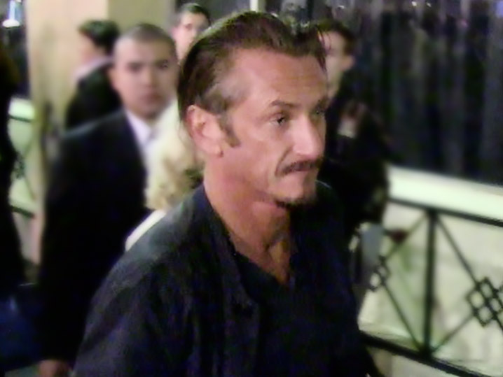 Sean Penn -- Loud and Proud at Polo Lounge