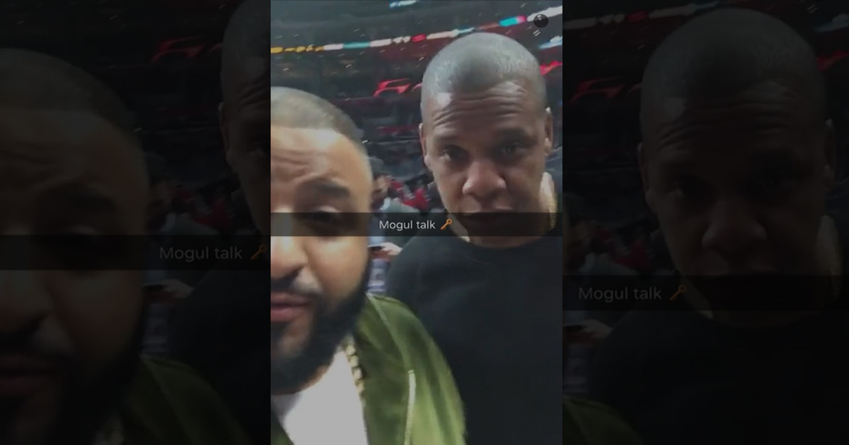DJ Khaled & Jay Z -- Power Summit with Huge Stars ... At Clippers Game