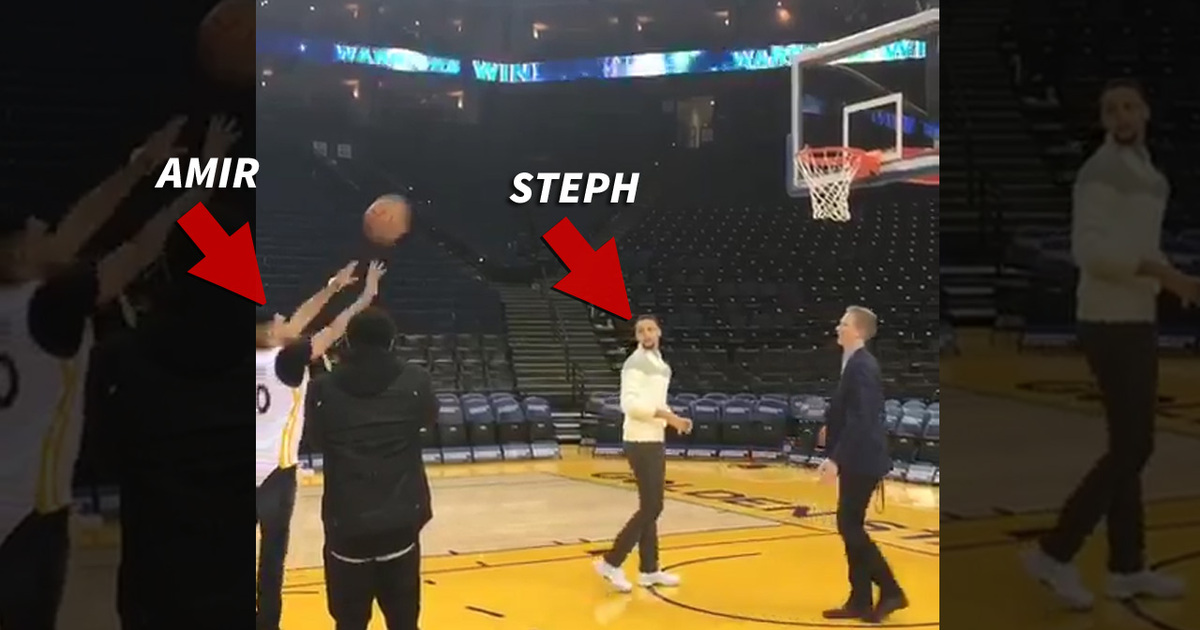 Steph Curry -- Coaches Boxing Star ... In Ugly Free Throw Shot (VIDEO)
