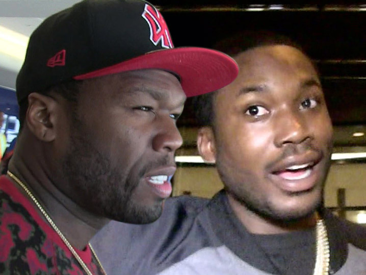 50 Cent to Meek Mill--Get Nicki Pregnant, 'Cause You're Career's Over