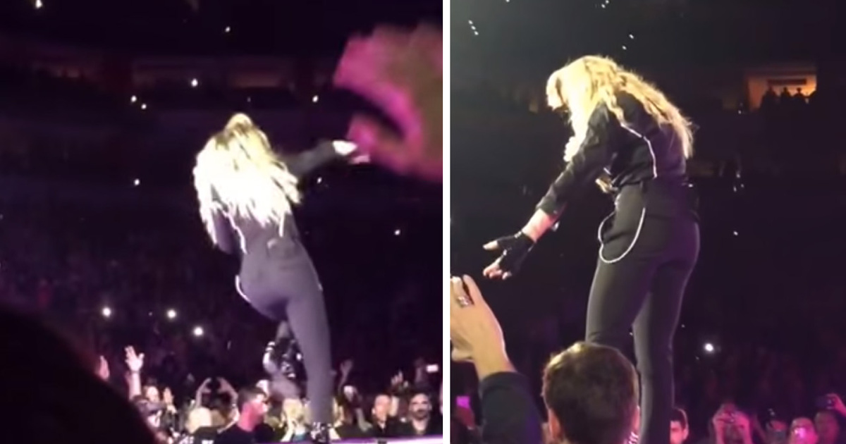 Madonna Concert Goers -- She was Trash Talkin' and a Lil' Trashed