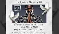 50 Cent -- Meek Mill's Obit ... Is Hysterical!