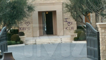 Kim Kardashian & Kanye West -- New House Gets Tagged! And They're Cool With It