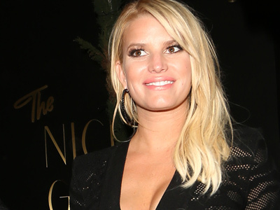 Whoops! Jessica Simpson FLASHES Her Underwear in TINY Black Dress