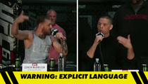 Conor McGregor/Nate Diaz Spew Hatred, Racial Epithets