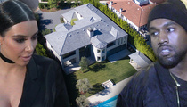 Kim and Kanye -- We're Fresh in Bel-Air ... Finally Out Of Kris Jenner's Pad