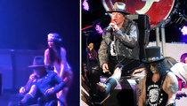 Axl Rose -- Check Out My New Wheels ... Down and Dirty at GNR Vegas Show 