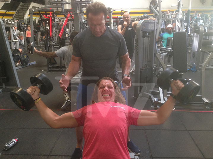 Arnold schwarzenegger analingus Ack b pussy