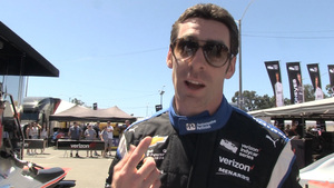 Racing Champ Simon Pagenaud -- I'M NOT SACHA BARON COHEN ... Please Stop