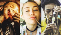 Stars Smokin' on Social Media -- Happy 4/20