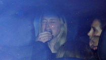 Amber Heard -- Falls Apart After Court (PHOTO)