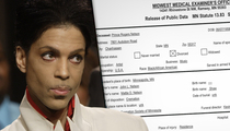 Prince --  Medical Examiner Says Fentanyl Overdose Caused Death
