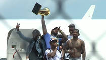 Cleveland Cavs -- Touch Down In Cleveland ... J.R. Smith Still Shirtless