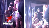 Chris Brown -- Tosses Girl & Her Phone from VIP (VIDEO)
