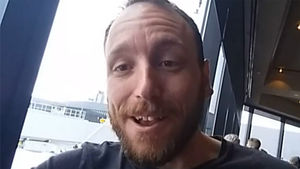 Joey Chestnut -- Pumped For Vegas Fight Night ... 'Blackout Chestnut' Time