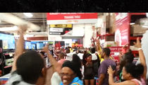 Usain Bolt -- Jamaican Shoppers Stop to Watch Race ... Go Insane!!! (VIDEO) 