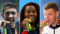 26 Photos of Hungry Rio Medalists Tasting Victory ... Delicious!