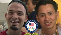 Rapper Paul Wall -- Gold Grillz Giveaway ... To All U.S. Medal Winners!! (PHOTOS)