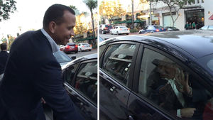 Alex Rodriguez -- Handing Out Cash In Bev Hills ... For Football Jerseys