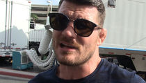 UFC's Michael Bisping -- Double Duty ... Training for Fight on Movie Set (Video)