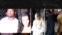 Kanye, Jay Z, Diddy and Wifeys -- Hip-Hop Royalty ... Sticks Together (VIDEO + PHOTO)