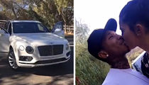 Kylie Jenner -- Surprise Bentley for Tyga Takes Sting Out of Repo (VIDEOS)