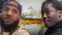 The Game -- Meek Mill Crew On the Hunt for Rapper, Cheesesteak (VIDEO)