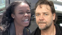 Russell Crowe & Azealia Banks -- Alleged Spitting in Range of Security Cameras