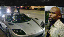 Floyd Mayweather -- Brings $12 MILLION Car Fleet ... To L.A. Hot Spot (VIDEO) 