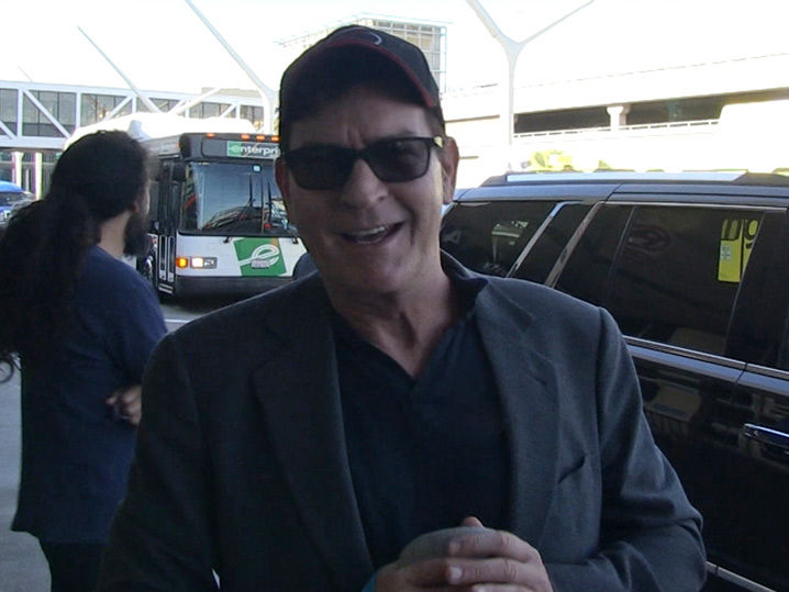 Charlie Sheen Rolls with JFK on Election Day - TMZ.com