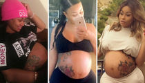 Blac Chyna's Poppin' Selfies ... Check Out Her Pregnant Pics