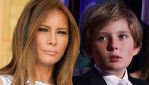 Melania Trump -- Staying in NYC for Now ... To Be with Barron 