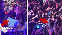 Young Thug's Epic Crowd Surfing Wipeout (VIDEO)