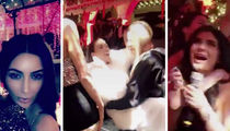 Kardashains Go Full Bore for Christmas Party (VIDEO)