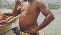 Guess Which Star Put His Dad Bod On Display In this Shirtless Selfie