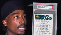 Tupac's Tyson Fight Ticket from Night of Shooting Up for Auction (PHOTO)