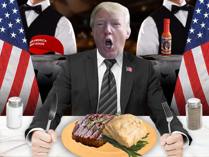 Donald Trump Chairman's Global Dinner Menu Has Fish and Beef
