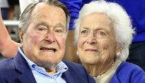 George H.W. Bush in ICU with Pneumonia, Barbara Also Hospitalized