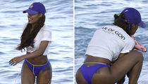 Teyana Taylor on Mom Patrol at the Beach Is GLORIOUS (PHOTOS)