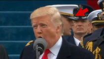 Donald Trump, Mysterious Inauguration Misstep By Soldiers (VIDEO)