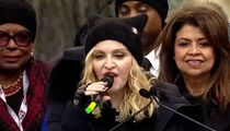 Madonna At Women's March ... 'F*** You' To The Haters