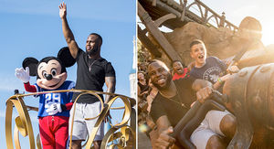 Super Bowl Hero James White -- PARTY AT MICKEY&hellip;