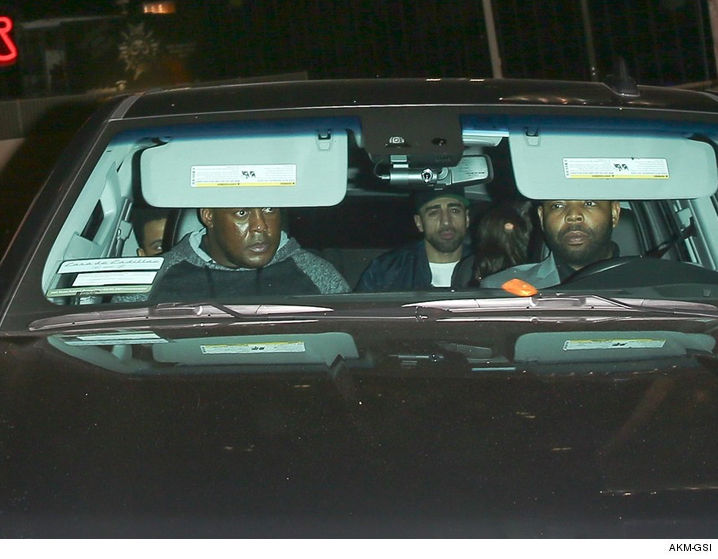 0213-weeknd-selena-grammy-rihanna-after-party-leaving-1oak-AKMGSI-02