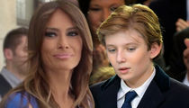 Melania and Barron Trump White House Bound in June