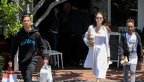 Angelina Jolie Takes Kids Shopping and Pax in Full 'Playboy' Mode