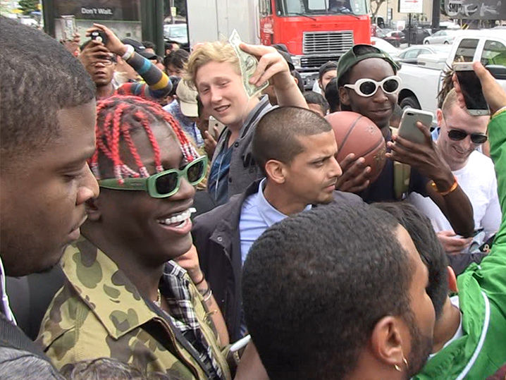 Lil Yachty Gets Mobbed Before Starting INSANE Food Fight!!! (VIDEOS)